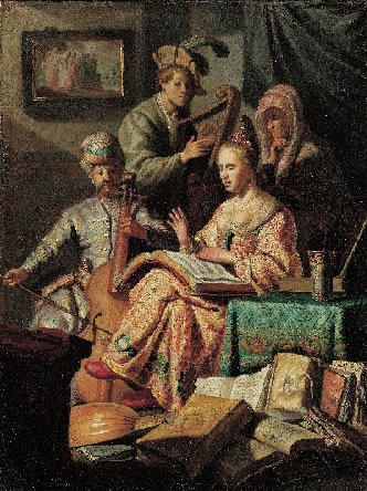 《音楽を奏でる人々》1626年
アムステルダム国立美術館/cCollection Rijksmuseum, Amsterdam